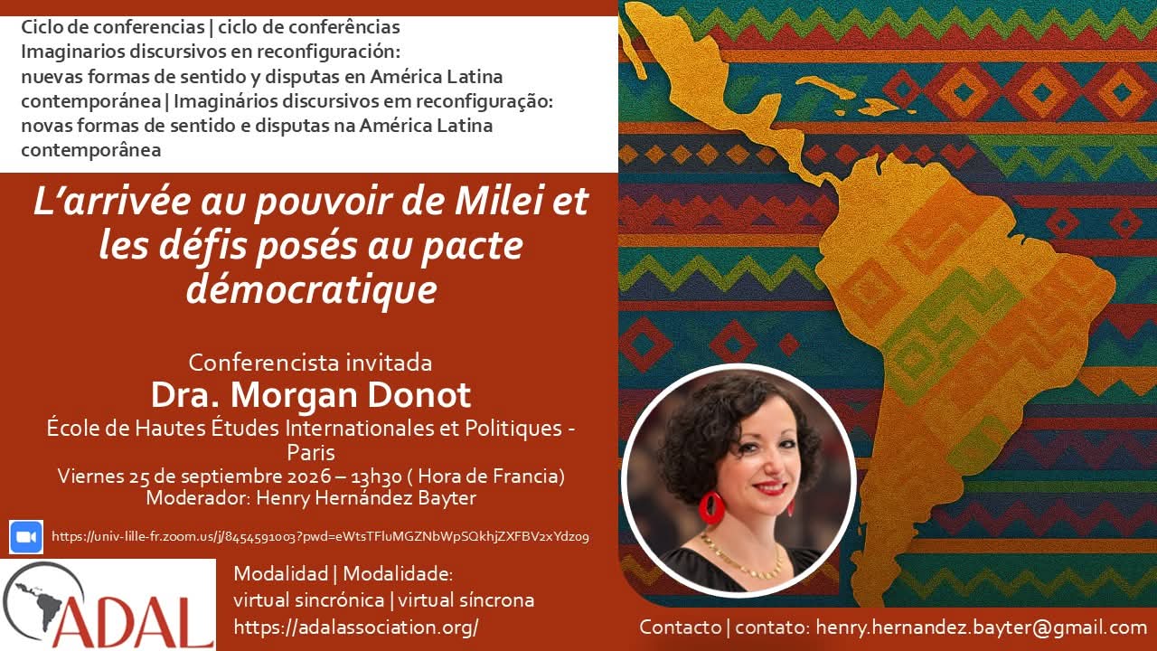Affiche de la conférence ADAL